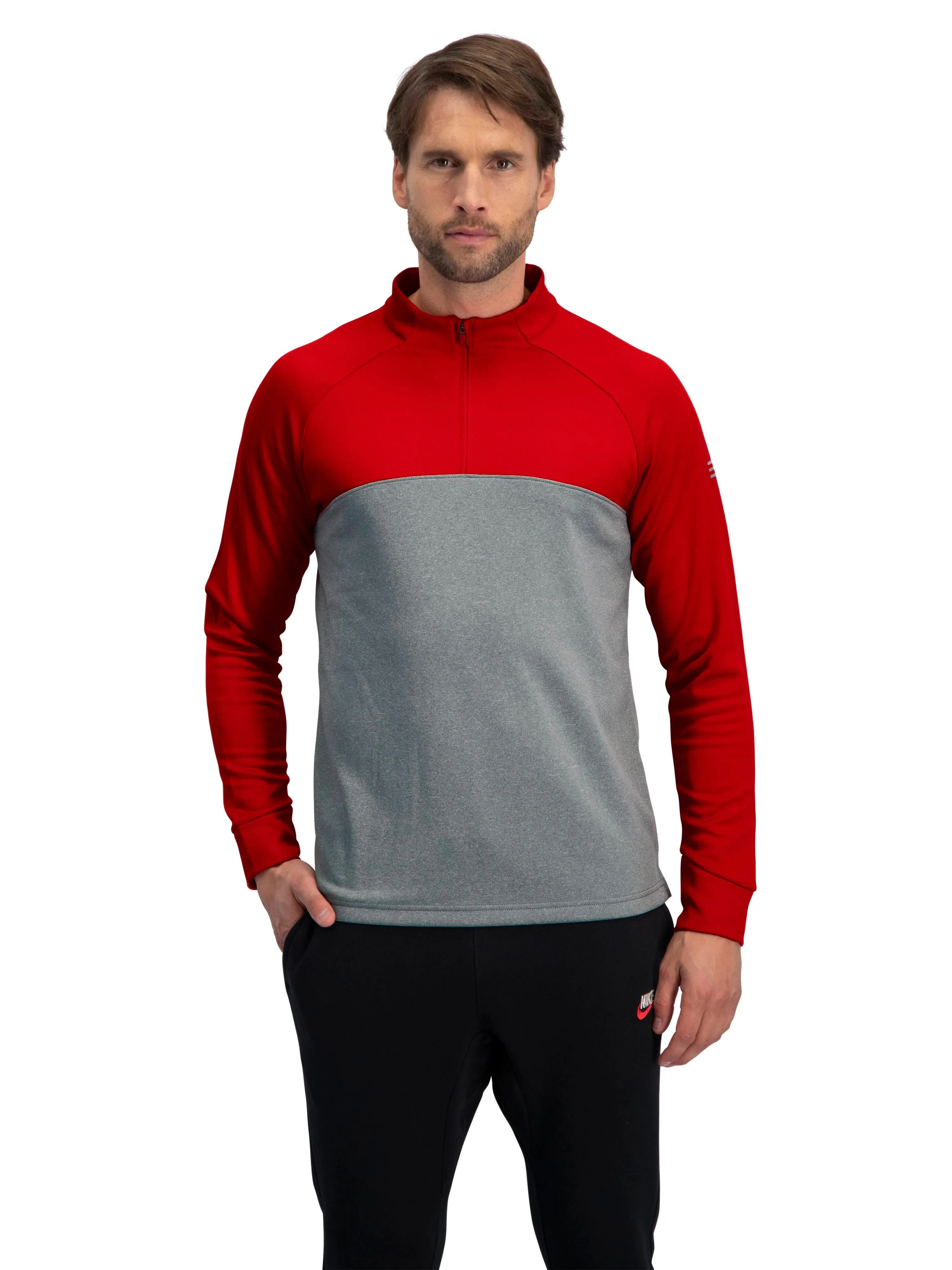 Two Tone Half-Zip Golf Pullover