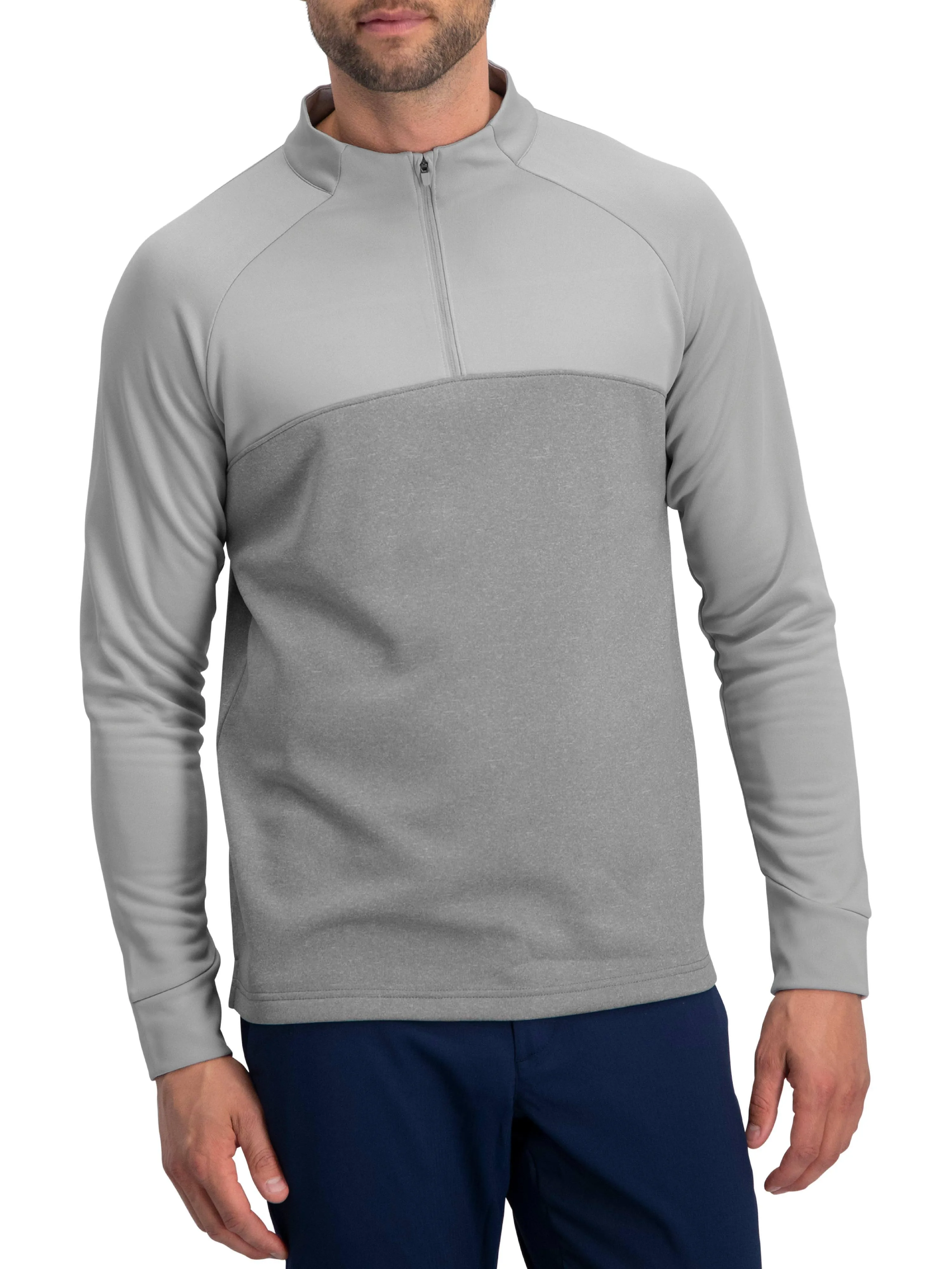 Two Tone Half-Zip Golf Pullover