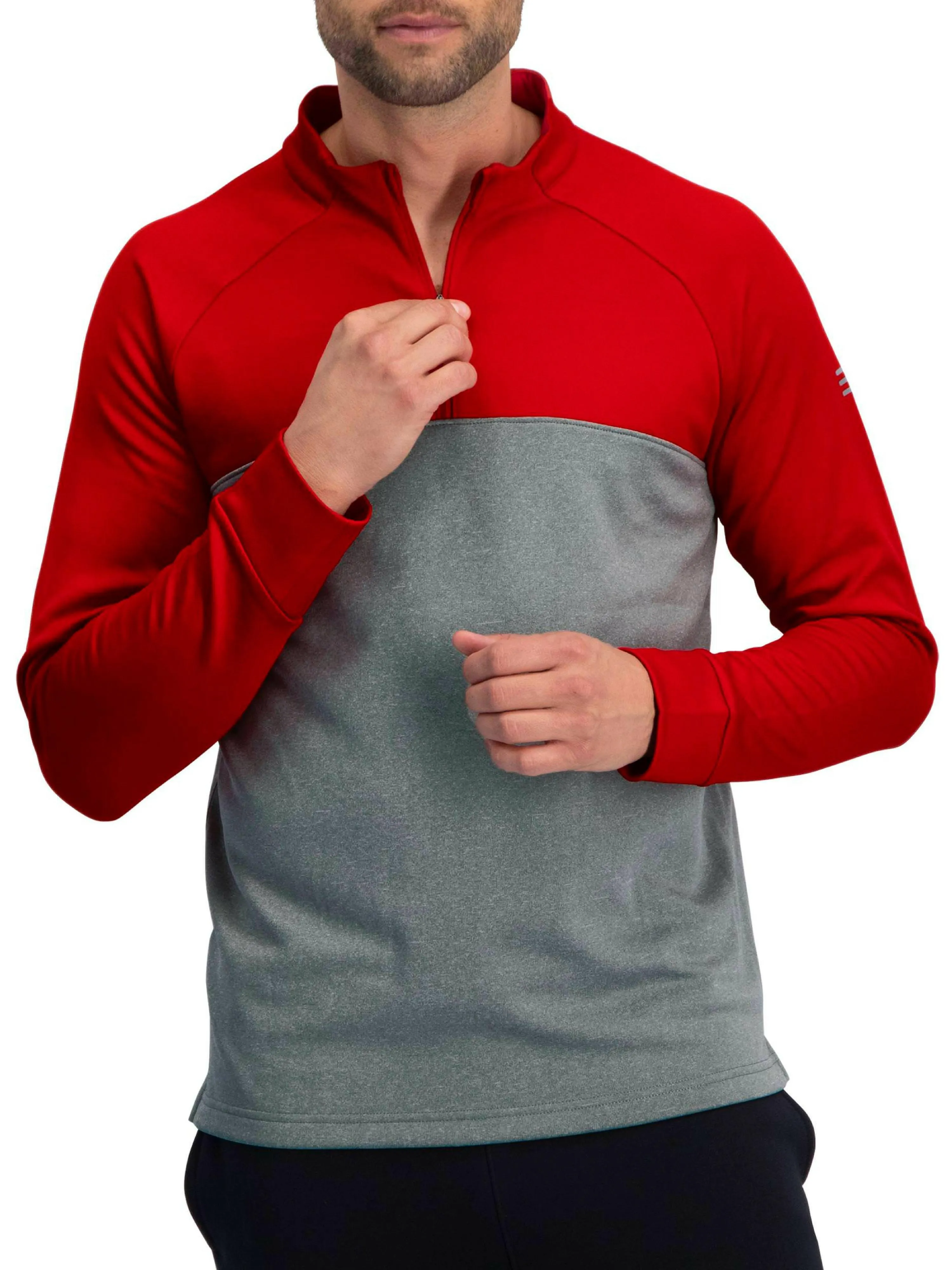 Two Tone Half-Zip Golf Pullover