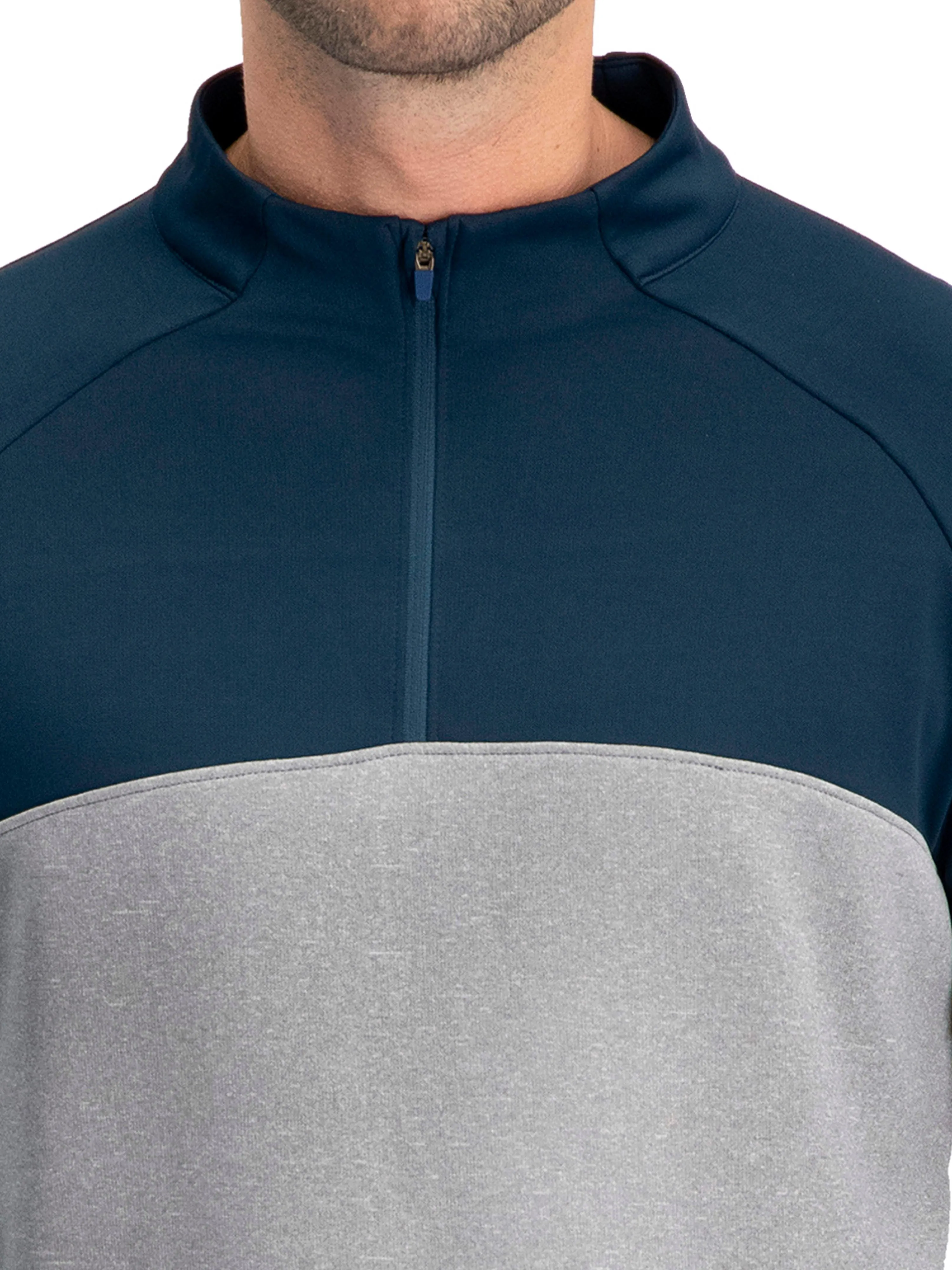 Two Tone Half-Zip Golf Pullover