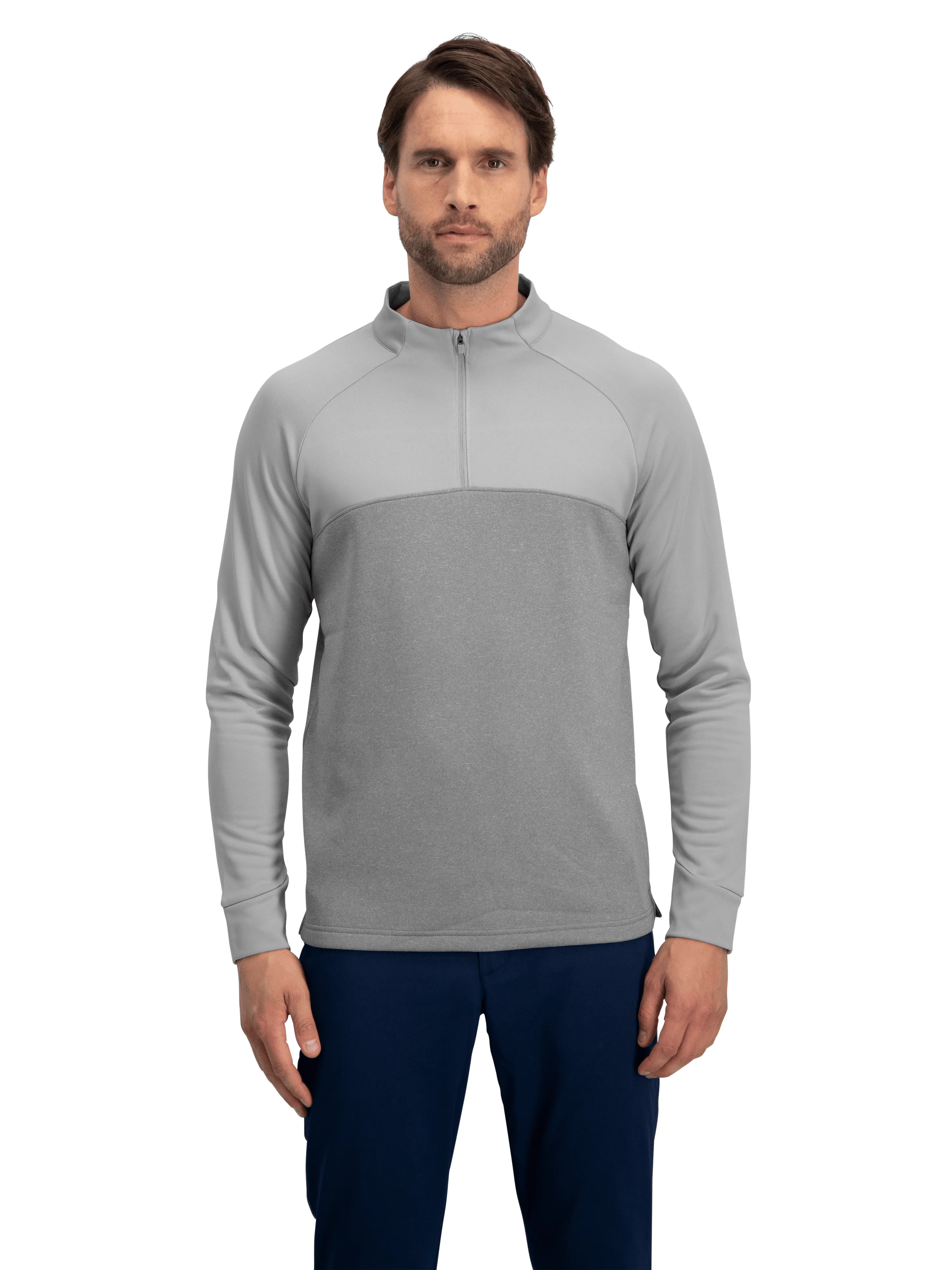 Two Tone Half-Zip Golf Pullover