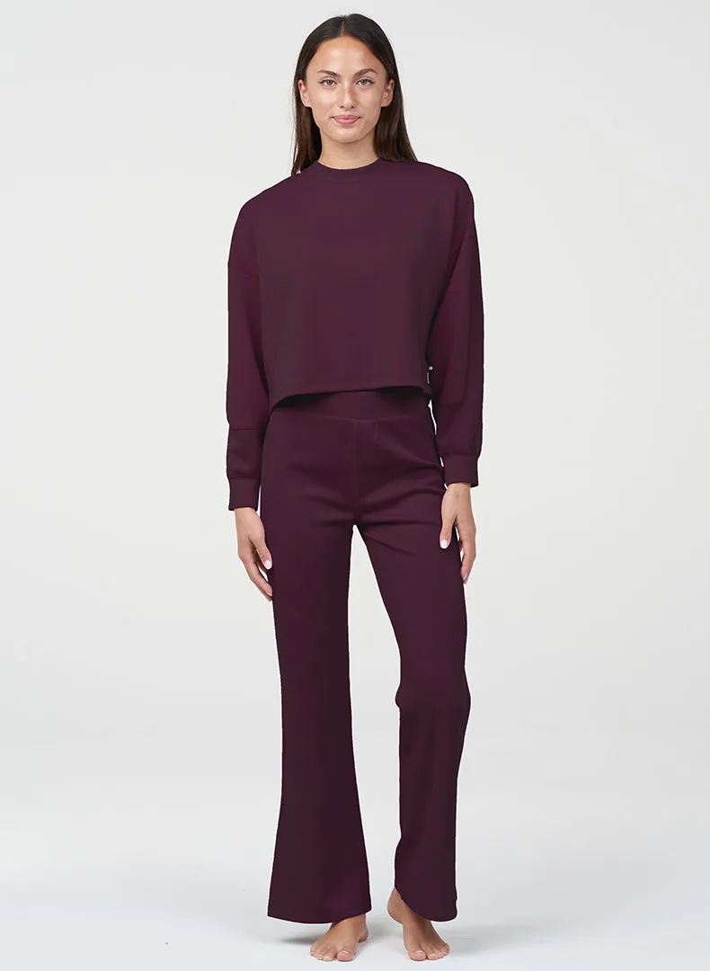 Ultraluxe Rib Flare Pant