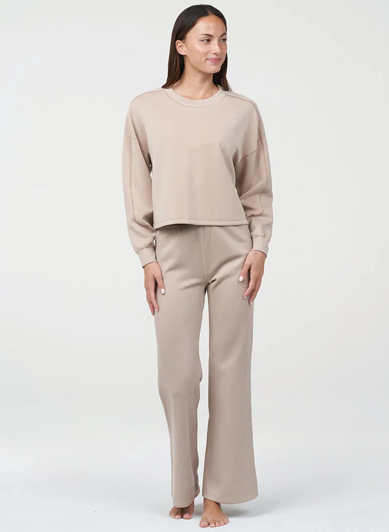Ultraluxe Rib Flare Pant