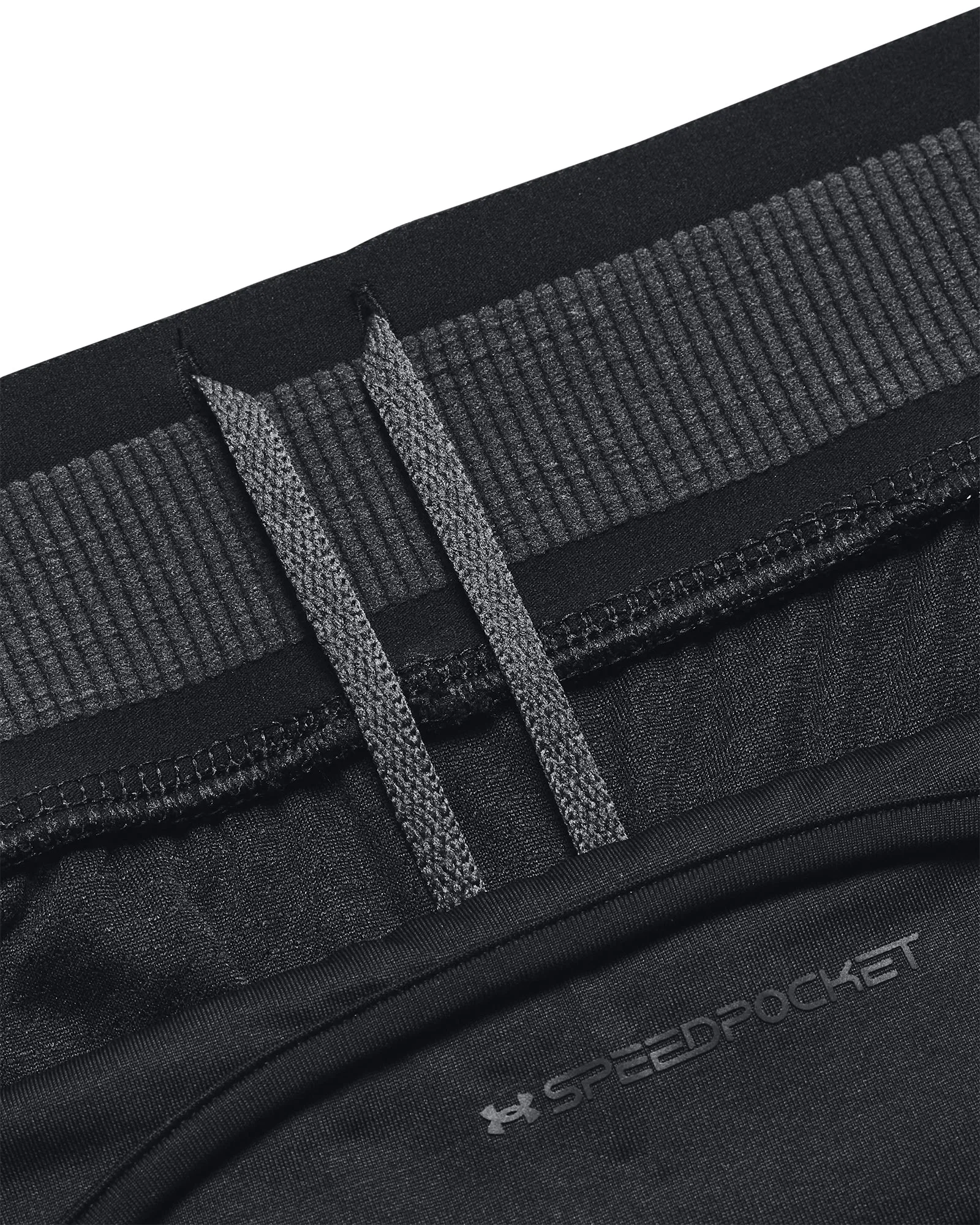 Under Armour Qualifier Elite Cold Mens Long Running Tights - Black