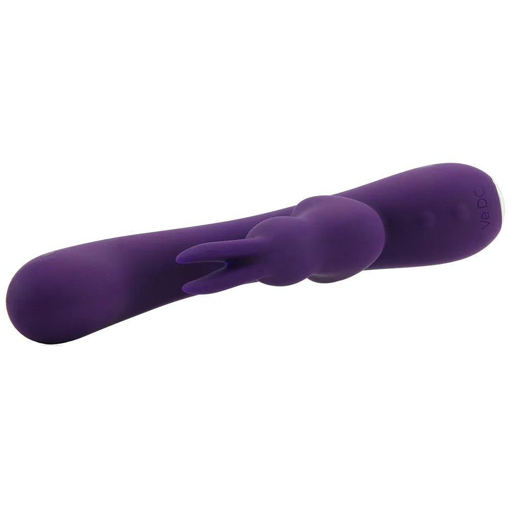 VeDO Kinky Bunny Rechargeable Rabbit Vibrator - Deep Purple
