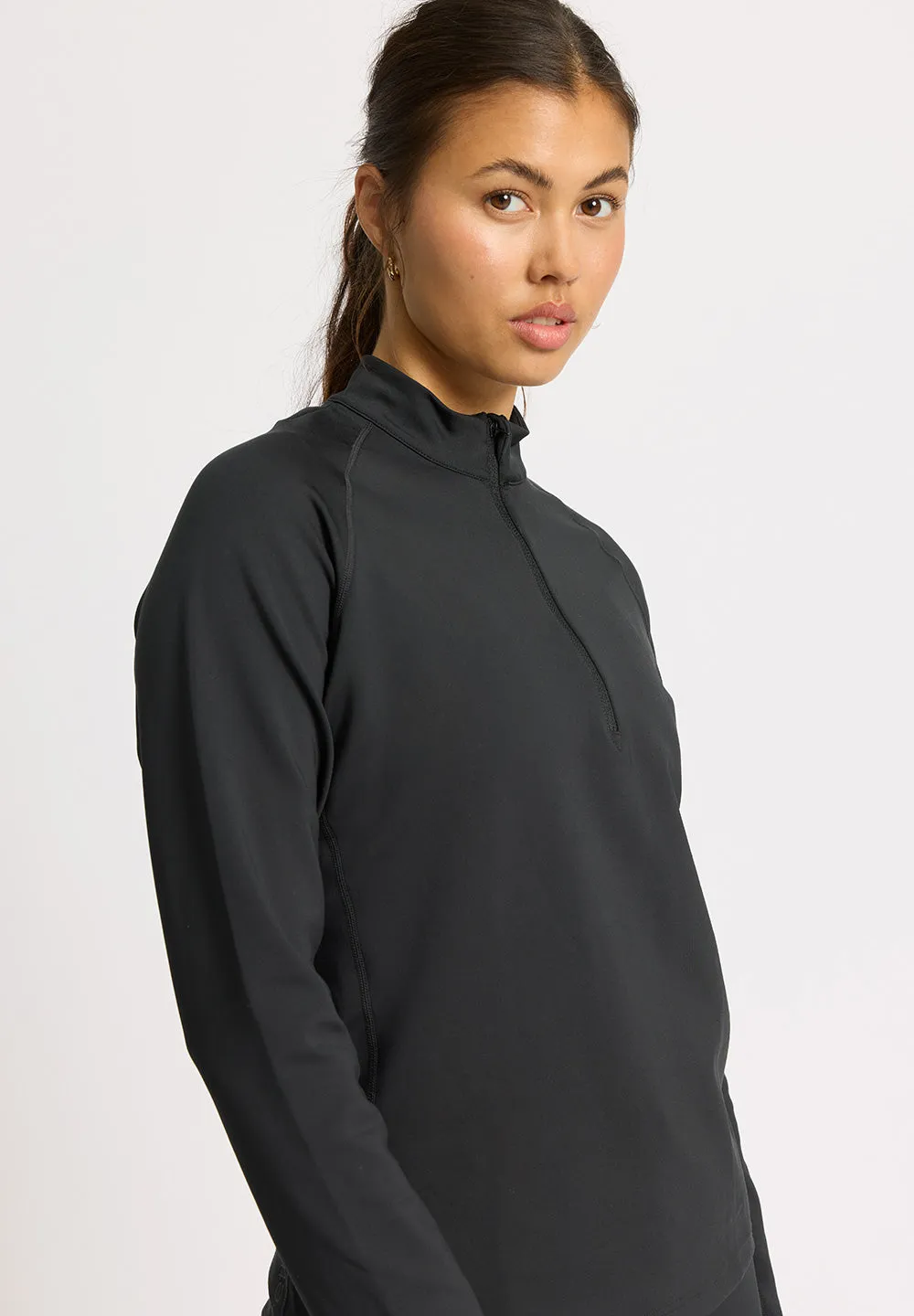 Verbier half zip - black