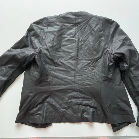 Vince faux leather bomber jacket