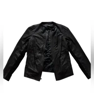 Vince faux leather bomber jacket