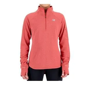 W. New Balance Heat Grid 1/2 Zip Long Sleeve - ASO