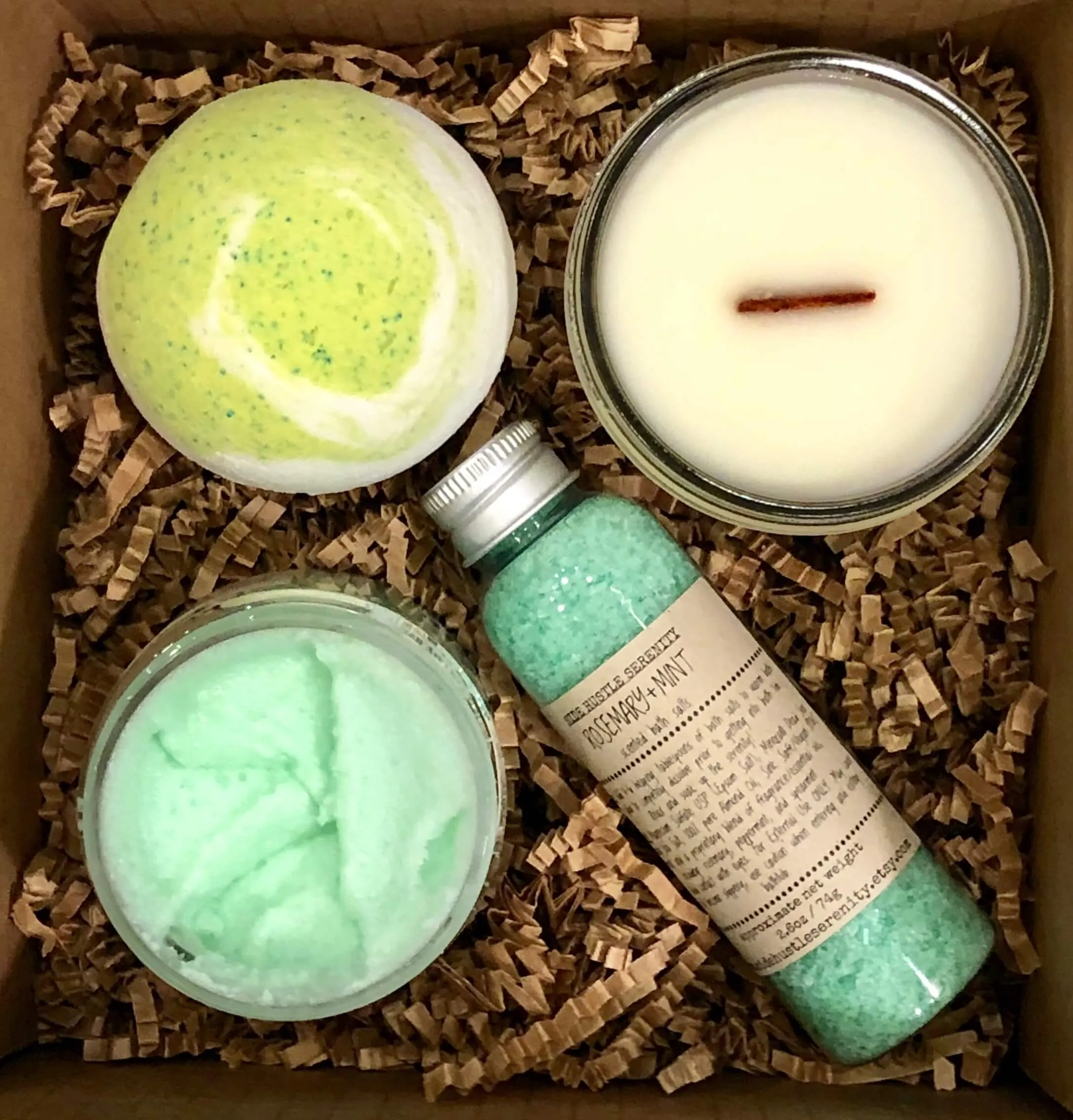 Whipped Sugar Scrub | Rosemary   Mint