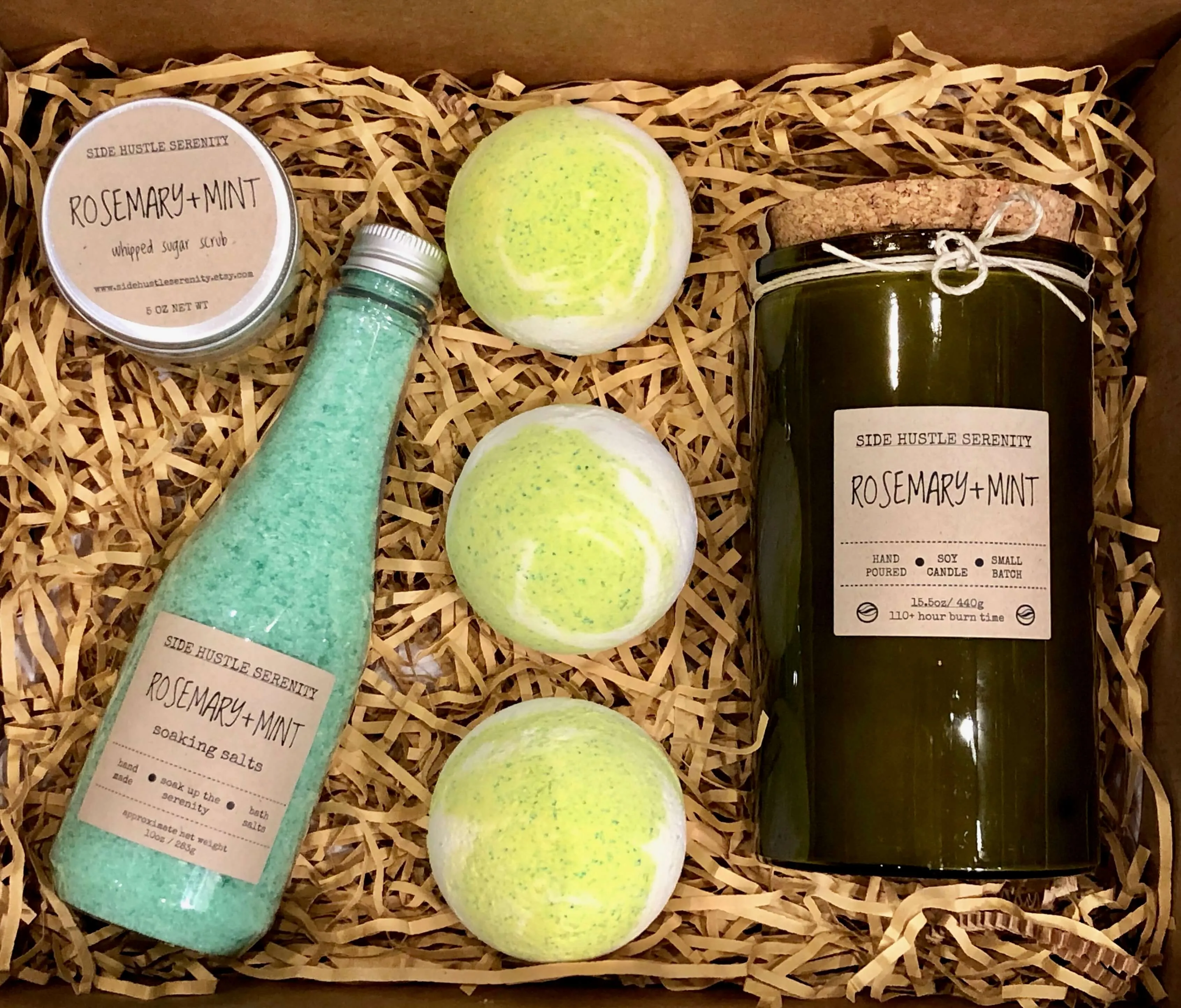 Whipped Sugar Scrub | Rosemary   Mint