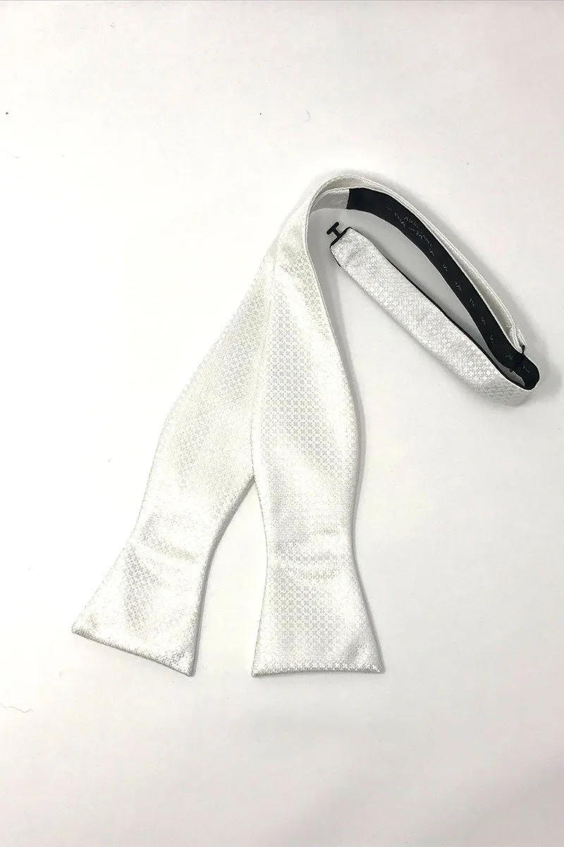 White Regal Bow Tie