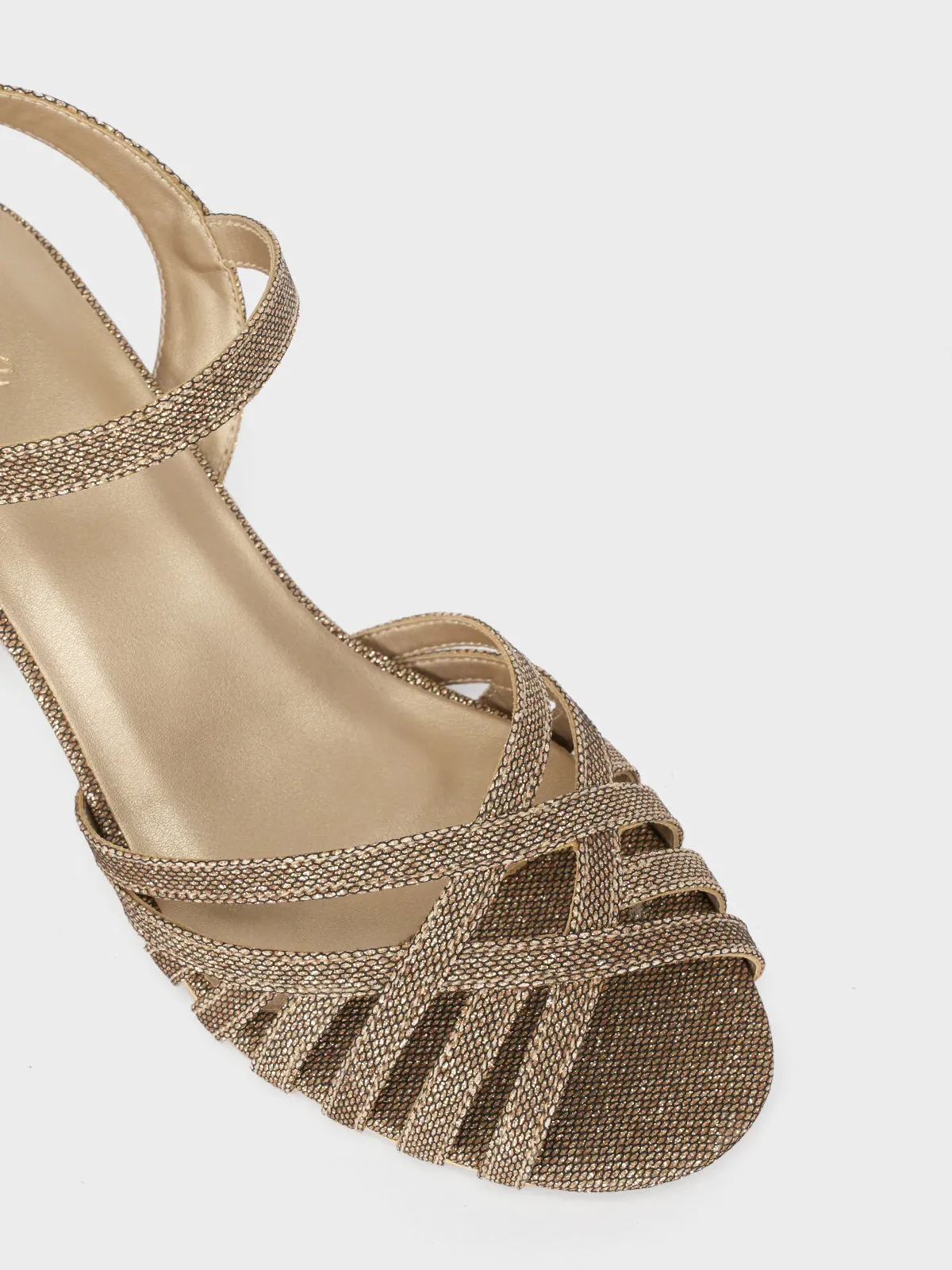 Women "DAKOA" Stylish Mid Low Heel Sandals