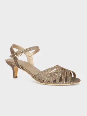 Women "DAKOA" Stylish Mid Low Heel Sandals