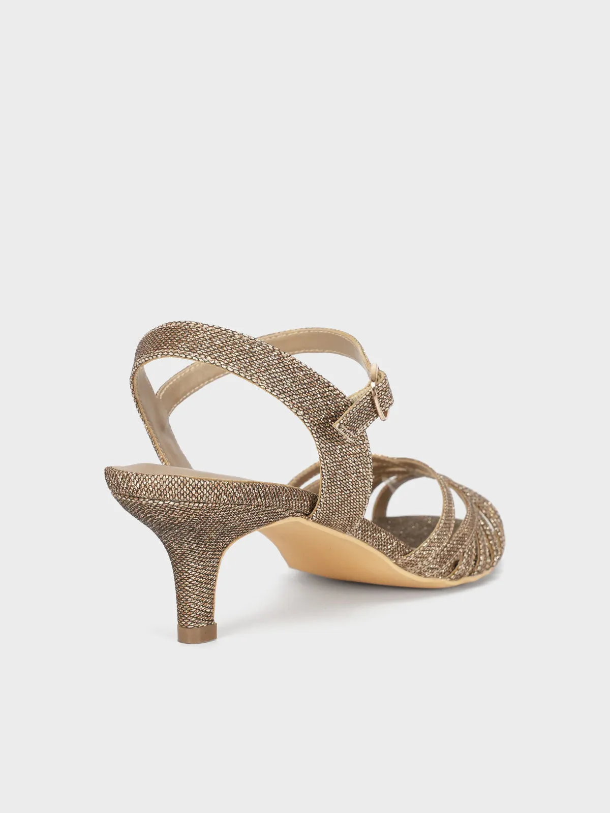 Women "DAKOA" Stylish Mid Low Heel Sandals
