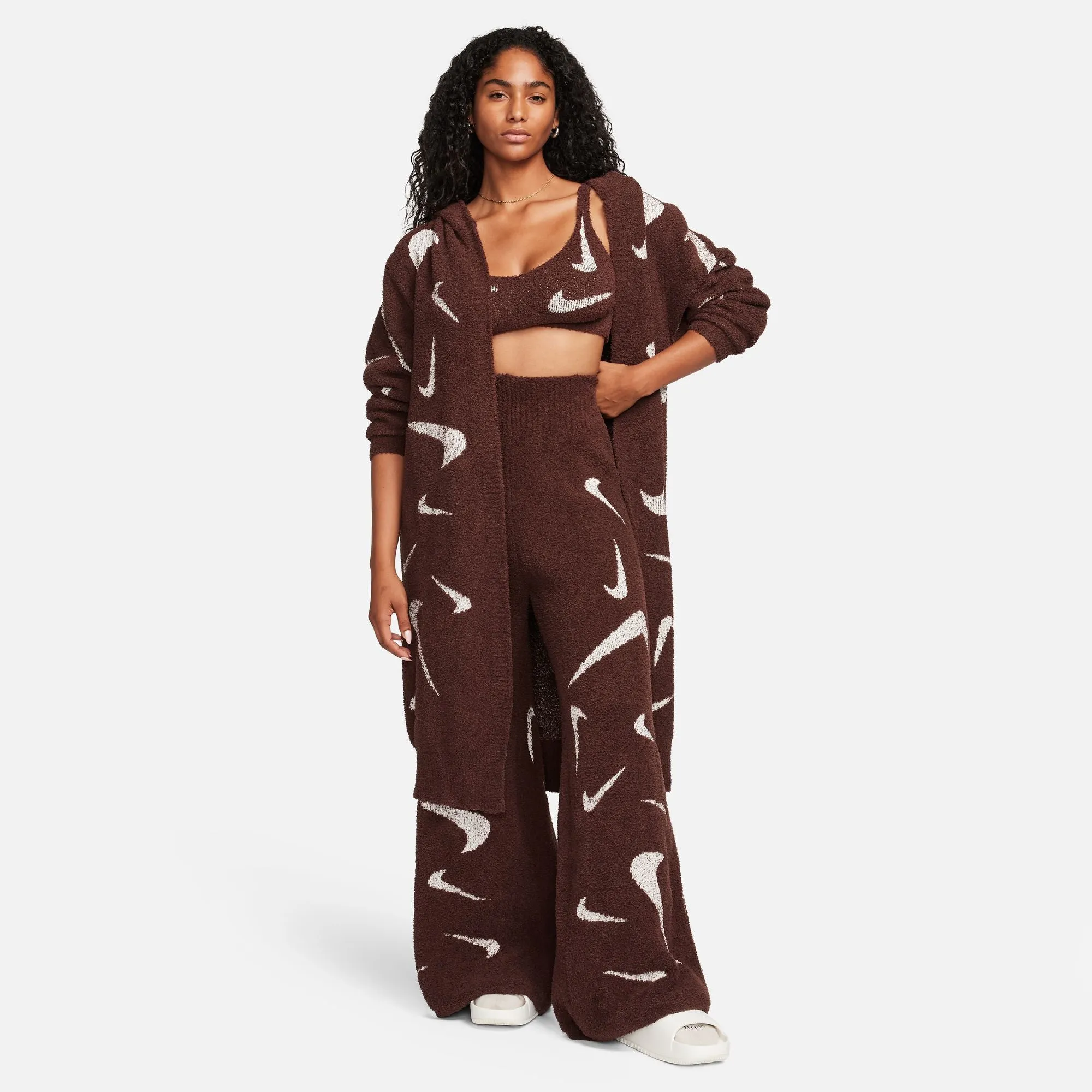 Womens Nike Sportswear Phoenix Cozy Boucle 'Earth'