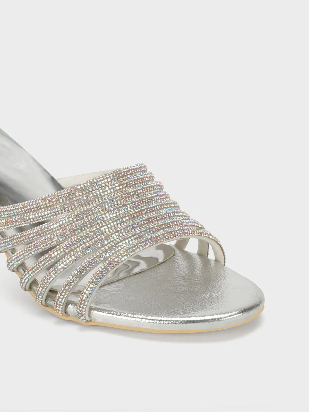 Womens "OBERON" Stylish Diamante Sandals