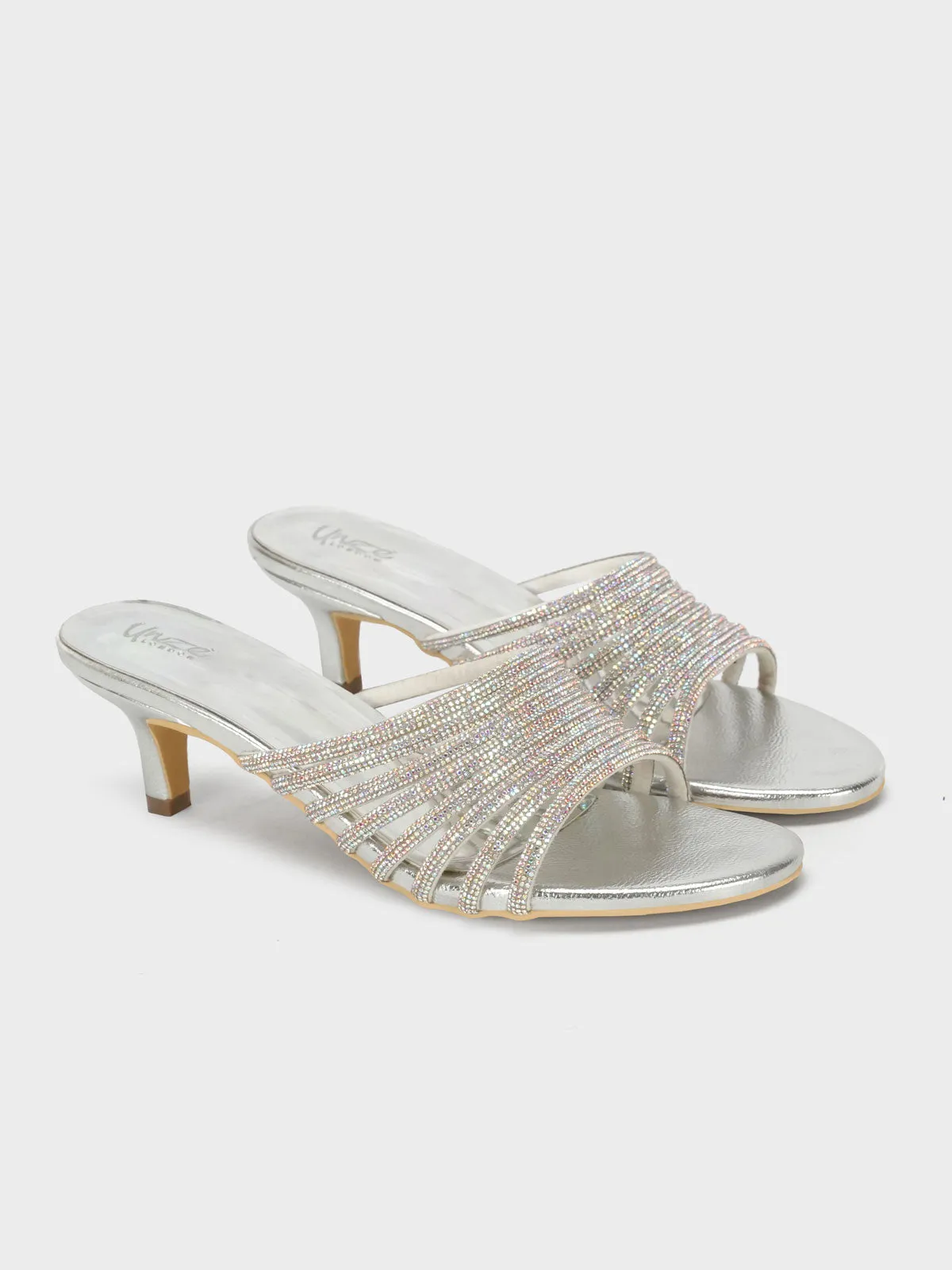 Womens "OBERON" Stylish Diamante Sandals